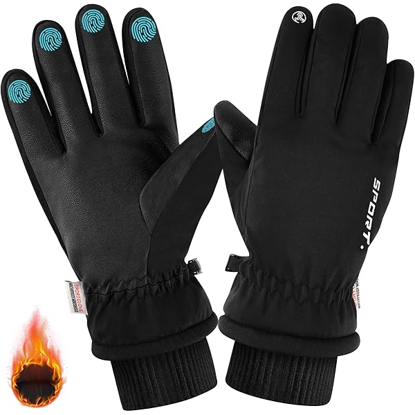 Damen Handschuhe Winter - Wasserdicht & Touchscreen-tauglich Mit Fleece-Futter