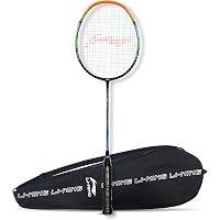 Li-Ning G-Force Superlite Strung Badminton Racquet with Free Full Cover (78 Grams Light. 32 Pounds Tension.)
