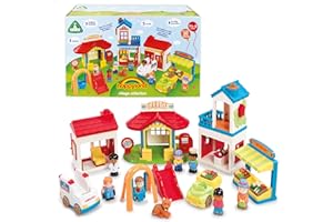 Early Learning Centre Happyland Village Collection For Children From 18 Months To 5 Years Happyland Toys Happyland Figures Happy Land Toy Sets Happyland People Kids Gift
