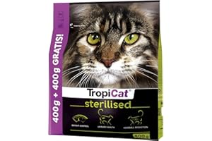 Karma premium dla dorosłych kotów po zabiegu sterylizacji TROPICAT STERILISED 800g