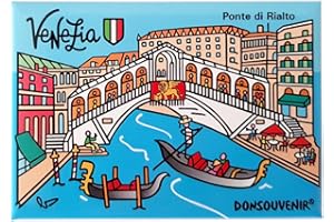DONSOUVENIR Magnete Venezia. Modello: Ponte di Rialto. CALAMITA da FRIGO