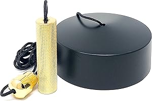 CubeTECH Bathroom Light Pull Cord and Fitting Kit - Matt Black Brass Light Switch (Bathroom Light Switch, Ceiling pendant light cord pull string, Black Bathroom Accessories) Bathroom accessory