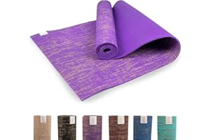 Myga Tappetino Yoga in Juta - Tappetino Antiscivolo per Yoga, Pilates, Meditazione e Fitness - Tappetino Multiuso con Cinghia per Il Trasporto - Ideale per Uomini e Donne