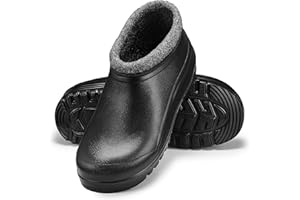 ESTRO Chodaki Męskie Buty Gumowe - Obuwie Ogrodowe Męskie Lekkie Kalosze Męskie Niskie Męskie Buty Ogrodowe z Podszewką K042