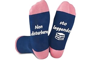 Merclix Regalo Donna/Amica/Nonna/Colleghe/Mamma/Fidanzata/Moglie/Sorelle Calzini Donna Divertenti Compleanno Regali Natale Idee