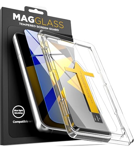 Magglass Pellicola Vetro Temperato Anti Luce Blu Per IPhone 13 Pro Max – Riduce L'Affaticamento Degli Occhi – Kit Di Installazione Incluso - 2