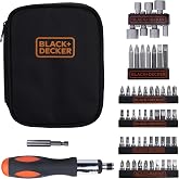 Black+Decker A7104 56 Par&ccedil;a Cırcırlı Tornavida ve Vidalama U&ccedil; Seti