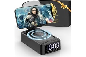 ZOOI Regalos Originales para Hombre, Regalos para Hombre, Regalo Cumpleaños Hombre, Regalos Navidad Originales, Amigo Invisible, Gadgets Tecnologicos, Altavoz Bluetooth con Soporte para Teléfono