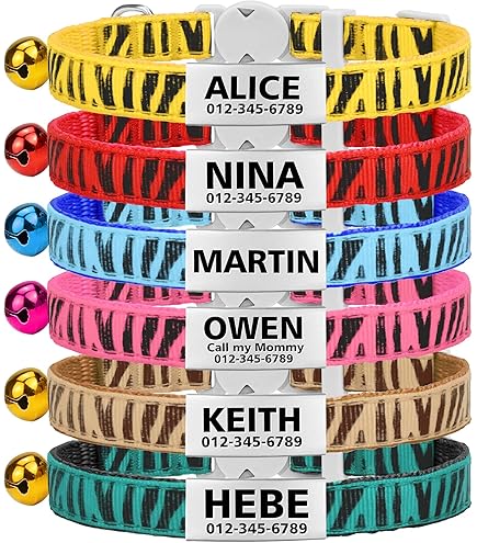 Cat Breakaway Collar Con Nome All'ingrosso A Prezzi Economici - Foto 3