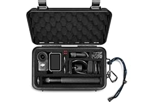 LEKUFEE Custodia Rigida da Viaggio Impermeabile per DJI Osmo Nano Combo Standard e accessori (solo borsa e custodia)