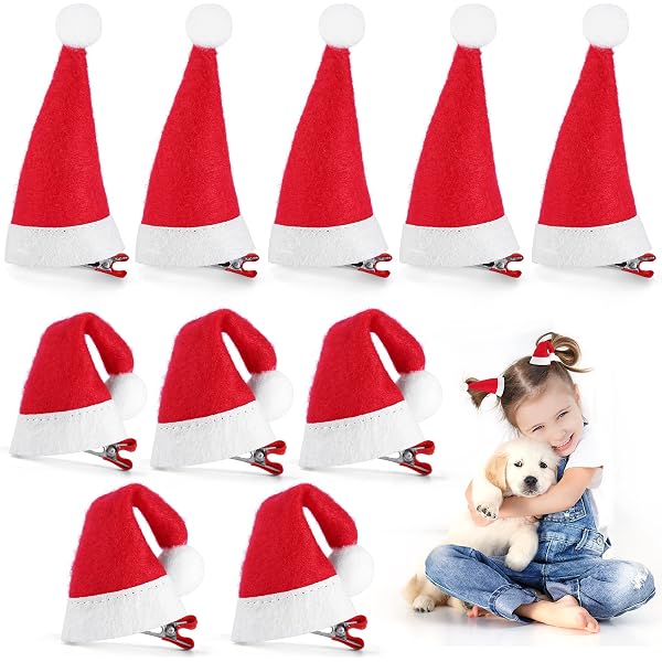 4 Pinces à Cheveux De Noël - Accessoires Mignons à Thème Renne - Pour Fête, Cosplay, Enfants