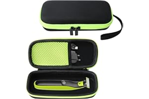 HEMLOSK Étui pour Rasoir Electriques Hommes pour Philips Oneblade 360, Étui de Voyage imperméable Rigide Housse Cas pour One Blade Pro, Housse pour Hybrid Trimmer Shaver, EVA Étui Rigide Sac Rangement