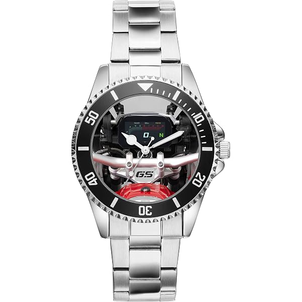 KIESENBERG Orologio da uomo Regalo per Golf 8 GTI Fan Cockpit Quarzo Analogico Orologio da polso 21033