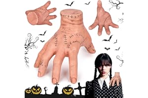 NLMWTI Mercoledì Famiglia Addams Hand, Add-AMS Family Mano Realistico Accessori per Cosplay Decorazioni