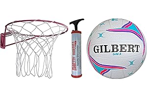 Gilbert Academy Wall Mounted Netball Ring Starter Set (Size 5)
