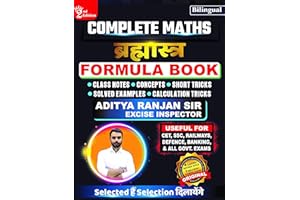 BRAHMASTRA Complete Maths Multicolored Formula Book Second Edition BILINGUAL by Aditya Ranjan Sir