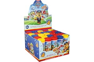 PUSTEFIX Seifenblasen Set I 25x Klassik 70ml PAW Patrol I Bunte Bubbles Made in Germany I Seifenblasen für Kindergeburtstag, als Mitgebsel oder Gastgeschenk I 25 x 70 ml Vorteilspack für Kinder