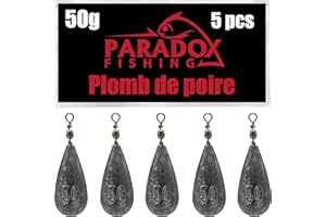 Paradox Fishing lot Plomb Peche 5g à150g I 10g 15g 20g 25g 30g 40g 50g 60g 80g 100g 120g 150g I sinkers Carpe Plomb