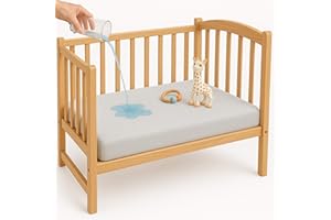 Dudu N Girlie Terry Cotton Mini Cot Mattress Protector, 50 cm x 100 cm