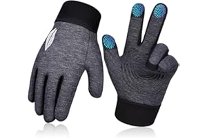 OKIDSO Gants thermiques d'hiver imperméables pour enfants – Pour le vélo, le cyclisme, le vélo, les écrans tactiles, en polaire chaude, antidérapants, légers, pour les sports de plein air, la course, l'équitation, la marche, le ski, le football 6 à 12 ans