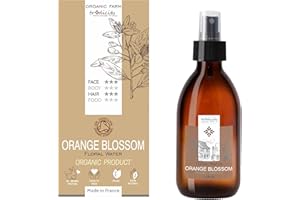 TRADICITY ORGANIC FARM Agua Floral de Neroli Bio · Hidrolato de Flor de Azahar Ecologico · Aromaterapia, Tonico Facial, Spray Corporal, Ambientador Natural, Perfume Floral, Calmante - 250 ml