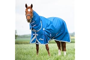 Shires Highlander Original 200g Mediumweight Combo Turnout Rug - Blue