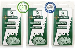 PetZolla 3 Ricariche Neutralizer Sanificante Multiuso con Formula Brevettata, Efficace Contro Batteri e Cattivi Odori - 100% Sicuro per Animali Domestici