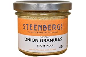 Steenbergs Organic Onion Granules Standard Jar- 45g