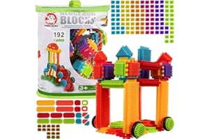 Sherwood Store Blocchi da costruzione 192 pcs - costruzioni a pettine per bambini da 3 anni