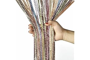 AOTUO0608 2 Pack Home Decor Sequin Curtain for Doorway,Door String Curtains,Closet Bedroom Blind Living Room Divider,Window Wall Panel Fringe Backdrops Sheer no Beads Beaded Decorative Crystal (Colorful)