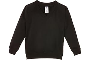 Trutex V-Neck School Sweatshirt (1-16+ Years), Unisex School Uniform Boys and Girls, Standard Fit V Neck School Jumpers for Boys and Girls, School Sweatshirt Kids - Genuine School Uniform