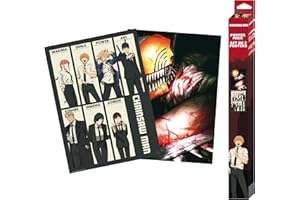 ABYSTYLE GB eye - CHAINSAW MAN Set of 2 Chibi Posters Devil Hunters