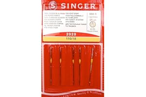 SINGER N202018B05808R Aiguille Universelle 2020 110/18, métal, Argent, 7 x 0,03 x 4 cm