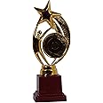 Sigaram Star Trophies Shield for Winners Party Celebrations Ceremony Appreciation Gift for Winners Gold/Brown Cup Trophy Award for School Sport Academy for Teachers and Students
