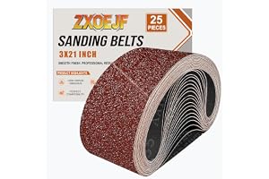 75 x 533 mm Slipband, 25pack Kornighet 80-240 Slipapper till Bältslipmaskin