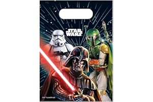 Procos - Party Loot Bags Star Wars Galaxy Torby Prezent Cukierki, 6 sztuk, PR94090