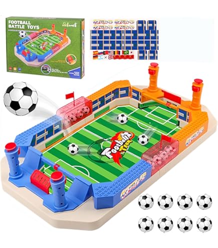Lonsien Mini Tischkicker - Tischfußball Für Kinder & Erwachsene