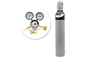 Bouteille de gaz azote hydrogène 8 l 1,8 m3 pour système de climatisation + Réducteur!