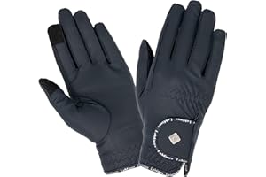 LeMieux Pro Touch Classic Riding Gloves Black Gants pour Temps Froid, Noir, Small Mixte