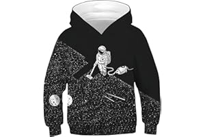 Ocean Plus Garçons Sweat à Capuche Coloré Adolescents Sweat à Capuche Enfants Manches Longues Pull à Capuche Sweat-Shirt Unisexe Pull