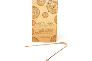 LYNPHA VITALE Nettalingua in rame per Alitosi - Dispositivo Medico (1 pz) - Pulisci Lingua della Medicina Ayurvedica - Nettalingua Ayurvedico per alito cattivo - Raschietto per la pulizia della lingua