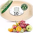 Chic Leaf Compostable & Disposable 13" x 9" Palm Leaf Trays for Weddings, Parties, Events & Catering (10 pc)