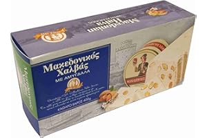 HAITOGLOU Halvas aus Sesam Tahini mit Mandeln 400 gr aus Griechenland griechischer Halva Almond