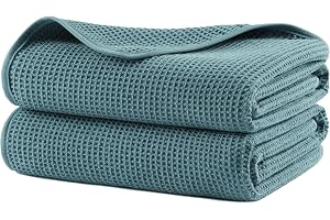 POLYTE Badhandduk Mikrofiber Våffel Snabbtorkande 380 GSM 76,2x152,4 cm
