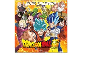Grupo Erik Wall Calendar 2026 - Dragon Ball Calendar 2026 | Square 30 x 30 cm - 12 x 12 inches Wall Planner, Family Planner Month To View | Dragon Ball Manga, Anime Gifts For Friends