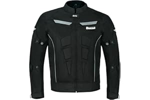 BÜCHII Buchii Air Mesh Motorcycle Jacket for Men & Motorbike Jacket Men Armoured CE Approved Hot weather Jacket Men Adventure & Touring Racing Jacket Racer Jacket