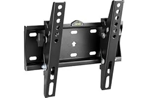 RICOO Support Mural TV Plat N2122 Inclinable Fix ation TV Universel 23-42 Pouces (58-107 cm) Télé OLED LCD LED écran