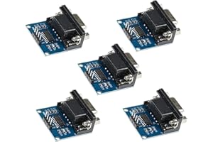 A-DIGISHUO 5pcs RS232 to TTL Converter Module COM Serial Port Board MAX3232 MAX232CSE