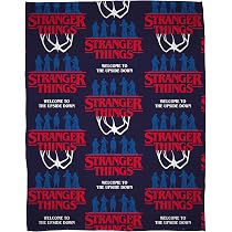 Character World Stranger Things Official Fleece Blanket | Super