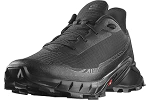 Salomon Męskie buty trekkingowe Alphacross 5, Black Ebony, 40 EU